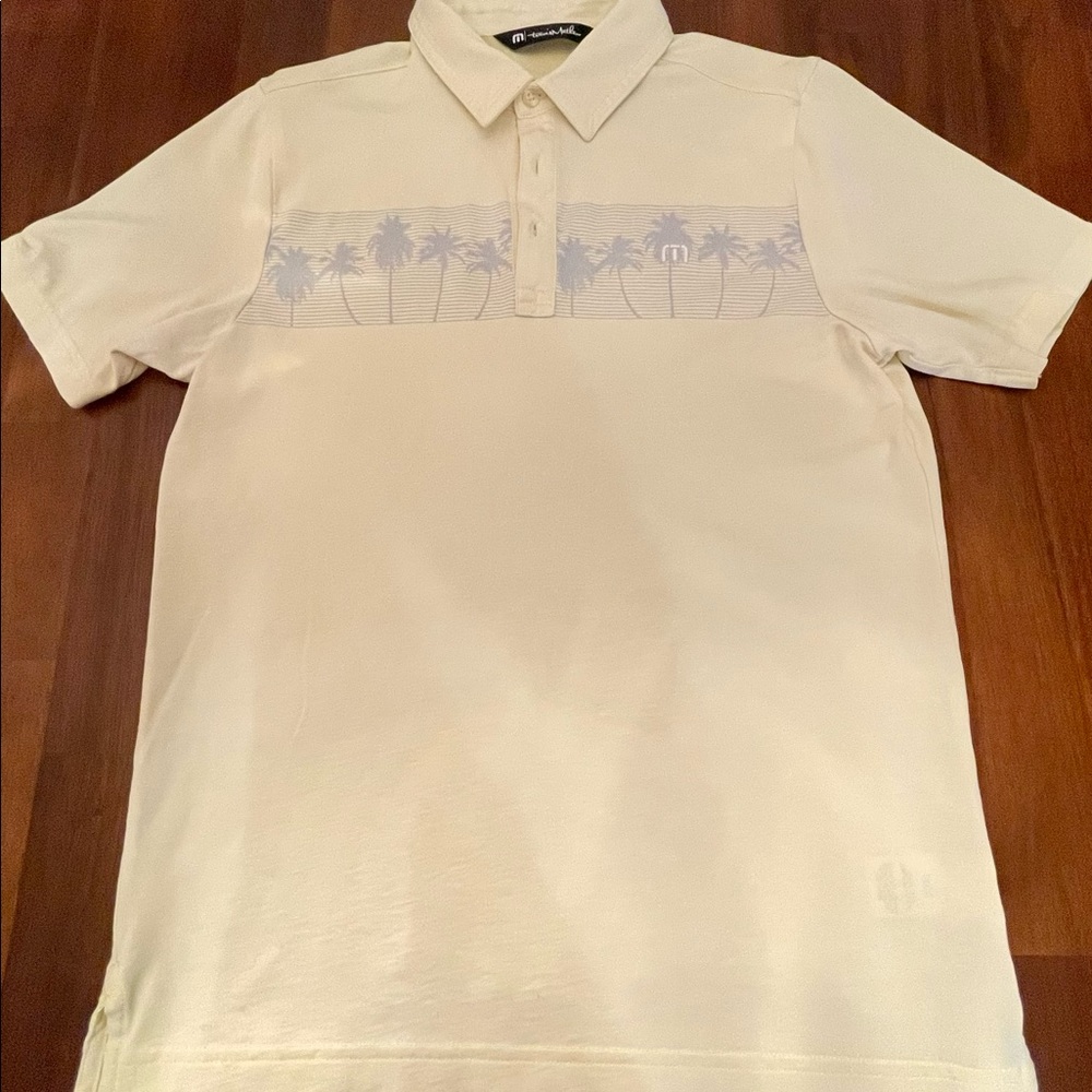 Travis Mathew Light Yellow Polo